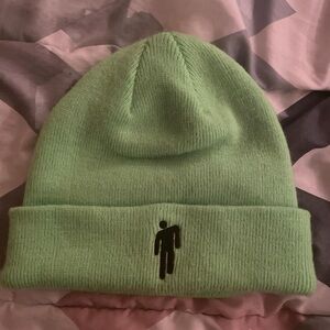 Billie Eilish Neon Green Beanie from Hot Topic